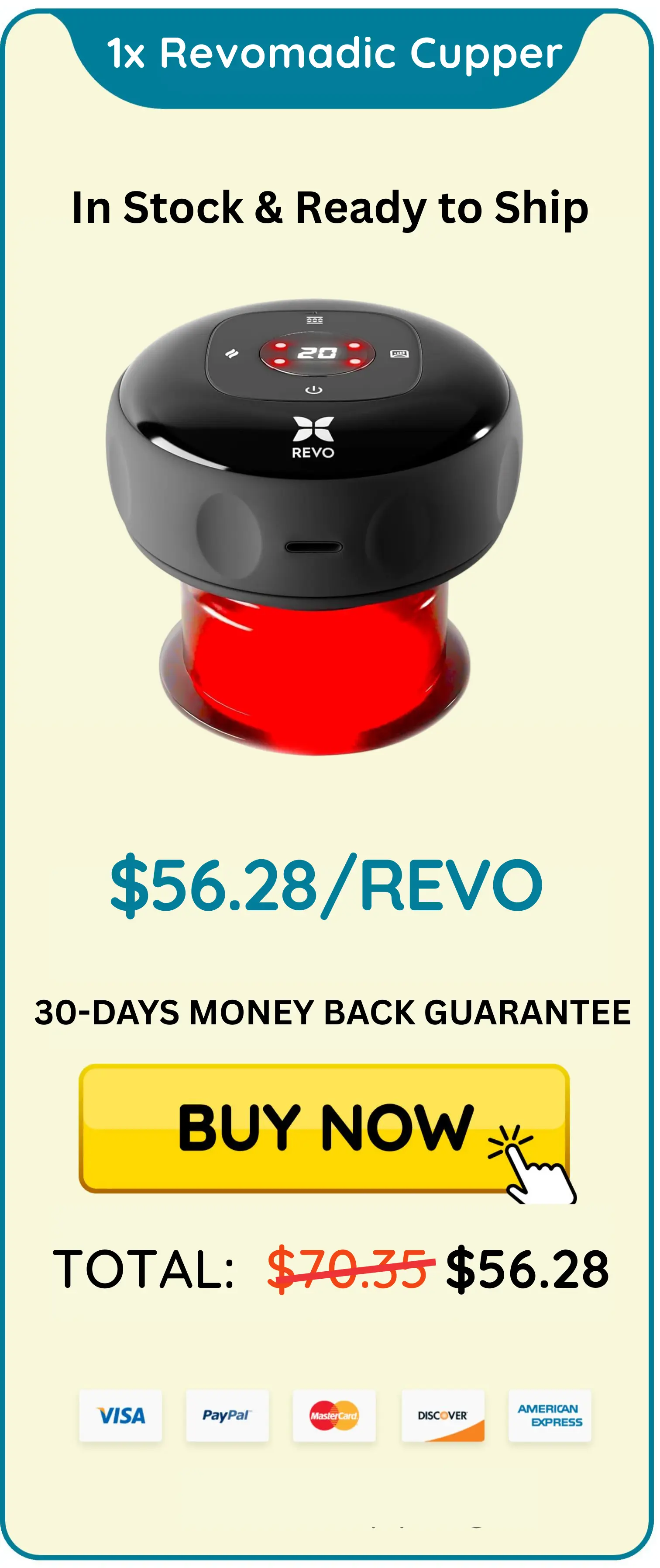 revomadic cupping massager package 1